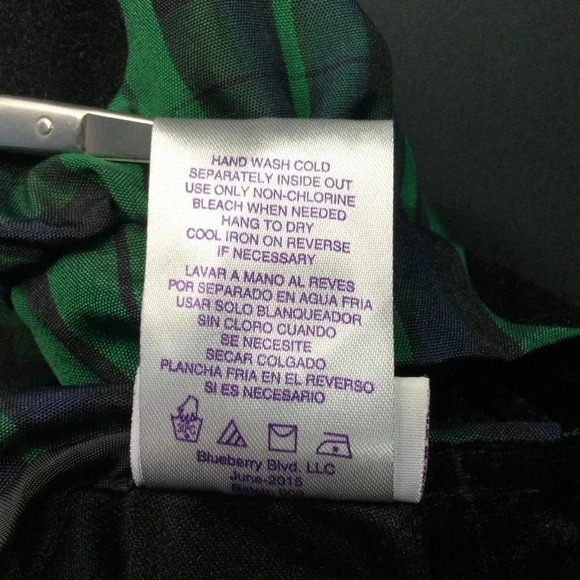 Girl's Blueberi Boulevard Jumpsuit 24M Green Black velvet - Picture 8 of 10